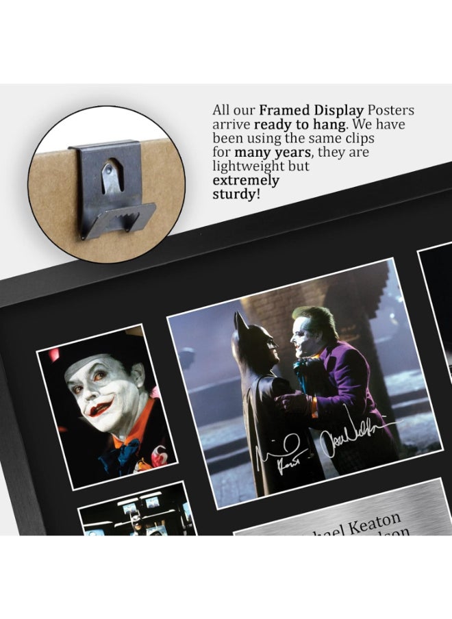 HWC Trading HWC Trading Michael Keaton & Jack Nicholson 16 x 12 inch (A3) Printed Gifts Signed Autograph Presentation Display for Movie Memorabilia Fans - 16" x 12" Framed  - Image 5