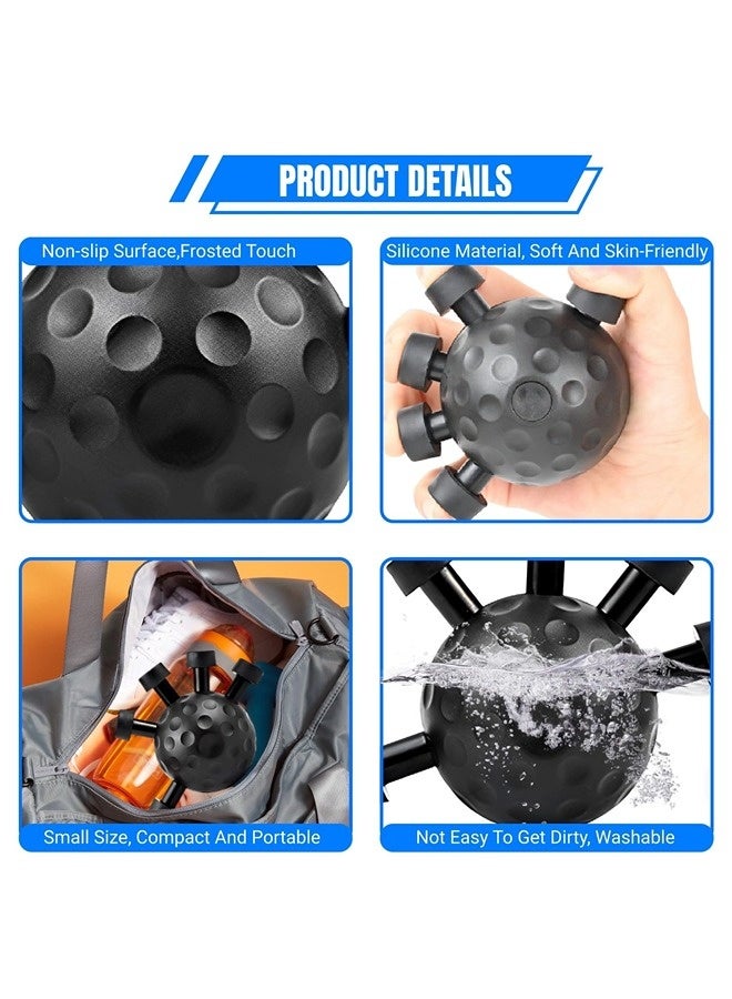 ShebSheb Finger Grip Exerciser Balls 2025 New Hand Grip Forearm Ball Strengthener Wrist Strengthening Guitar Finger Gripper Strength Trainer Hand Squeezer Stretcher Extender Workout - Image 3