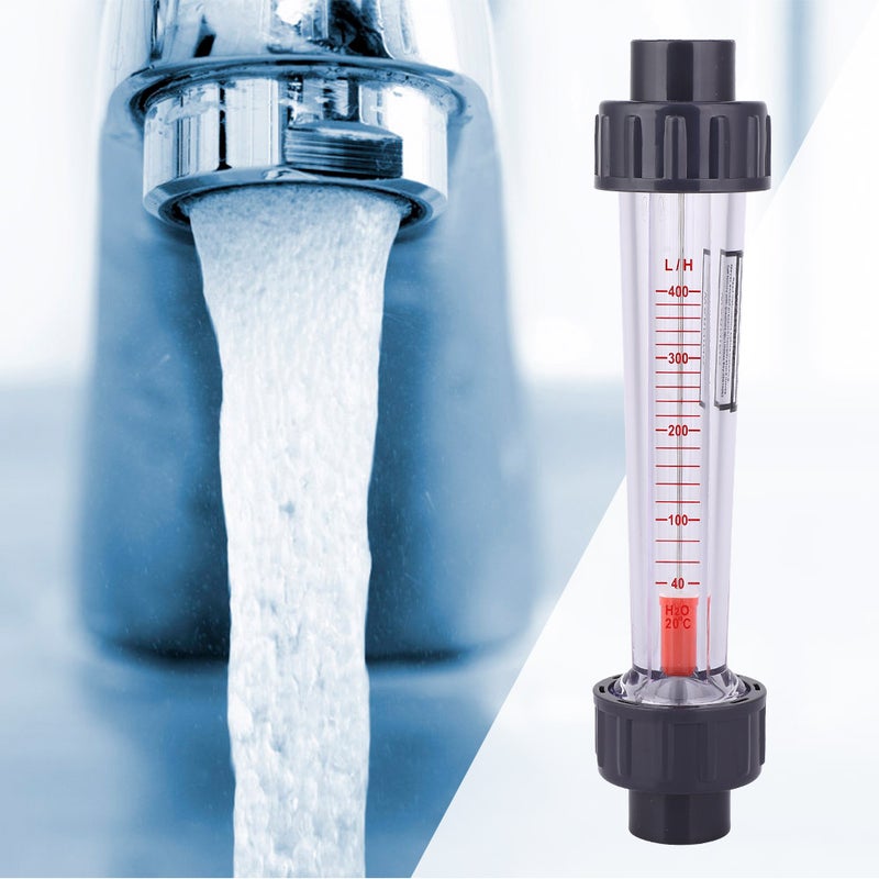 LZB-15(D) Plastic Tube Flowmeter Liquid Flow Rate Gauge High Accuracy Alkali Acid Resistant40-400L/H - Image 2