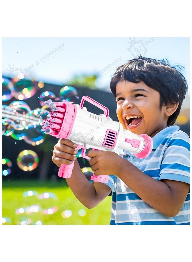 FULL JOY Bubble Gun B/O (32 Holes) 17-2807123P Pink - Image 2