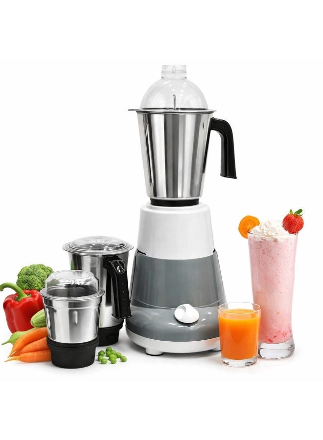 Heavy Duty Mixer Grinder Blender 3 in 1 Powerful Motor Stainless Steel Jar, Electric Kitchen Grinder, Elegant Design - Image 1