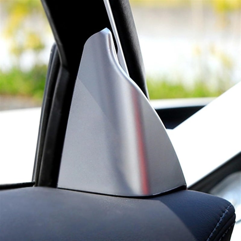 QASULER Chrome Carbon Fiber Air Vent Trim for Mazda CX-5 - Image 2