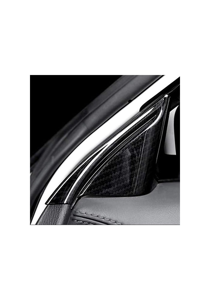 QASULER Chrome Carbon Fiber Air Vent Trim for Mazda CX-5 - Image 5