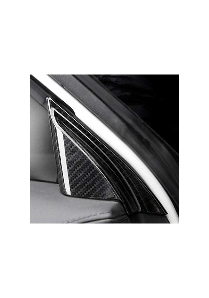 QASULER Chrome Carbon Fiber Air Vent Trim for Mazda CX-5 - Image 4