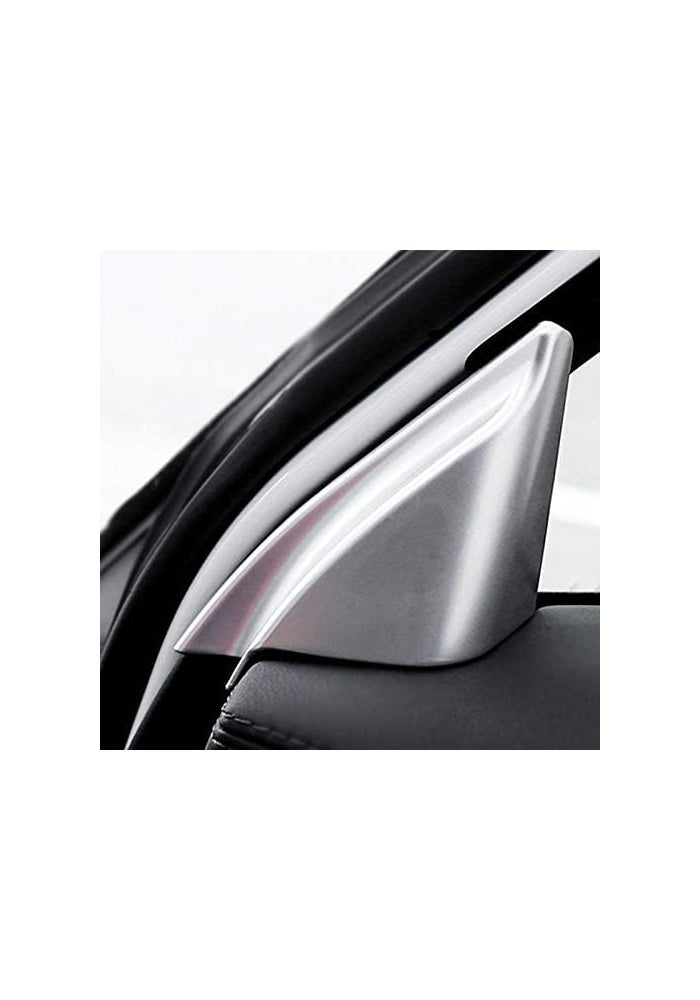 QASULER Chrome Carbon Fiber Air Vent Trim for Mazda CX-5 - Image 3
