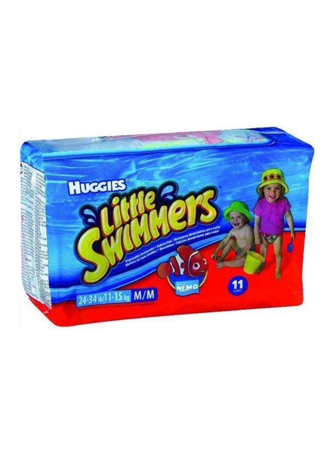 HUGGIES Little Swimmer Disposable Swimpants, Medium, 10-15kg, 11 Piece