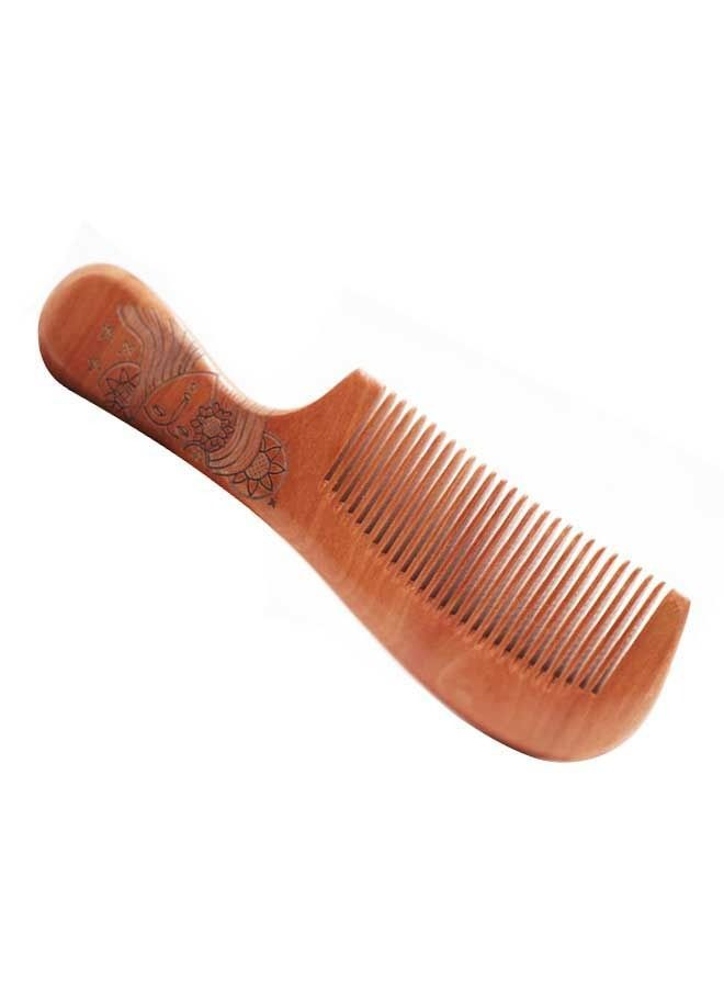 SOWUGI مشط شعر خشبي لتدليك فروة الرأس وتصميم الشعر ومشط صالون - Image 1