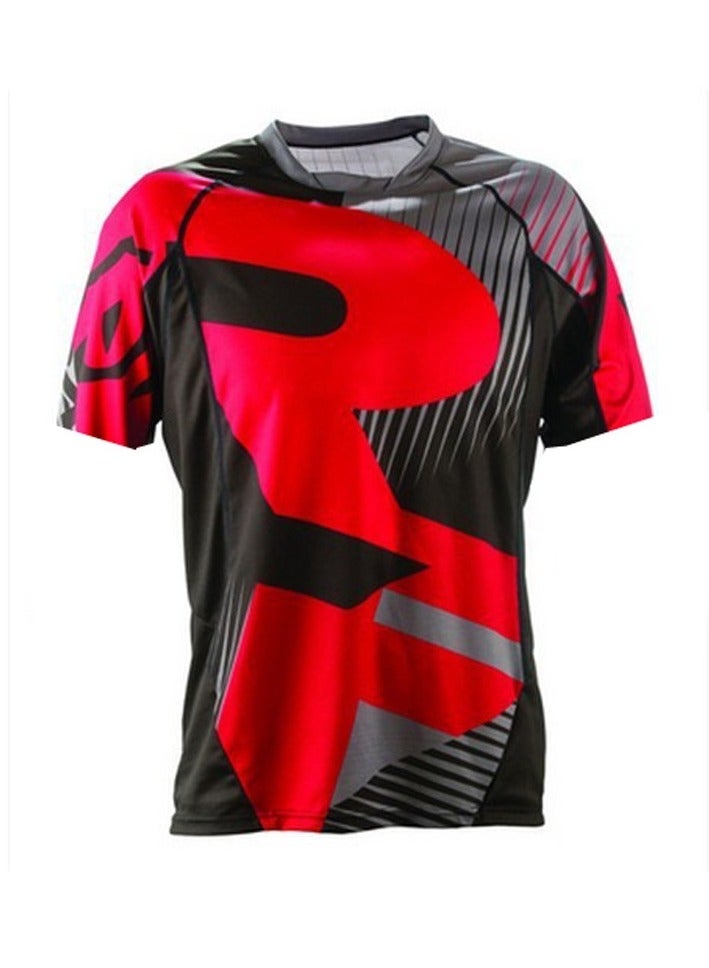 KUYING Men's Outdoor Cycling Suit Off-road Road Mountain Bike Cycling Tops - Image 1