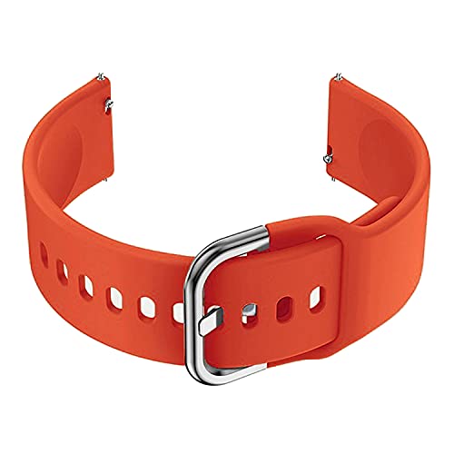 ACM Watch Strap Silicone Belt 22mm compatible with Cmf By Nothing Watch Pro Smartwatch Sports Hook Band Orange - Image 4