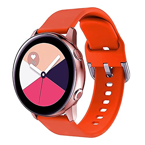 ACM Watch Strap Silicone Belt 22mm compatible with Cmf By Nothing Watch Pro Smartwatch Sports Hook Band Orange - Image 2