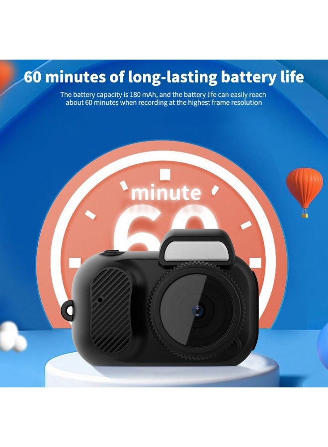Keychain Camera with 0.96" HD Display Pocket Size Portable Digital Camera with 32GB Card 2MP 1080P Small Video Recorder Long Battery for Travel Party Fun Vlog Gift Recording Vlogging - Image 4