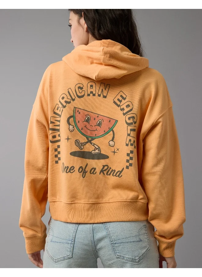 امريكان ايجل AE Fleece Zip-Up Hoodie