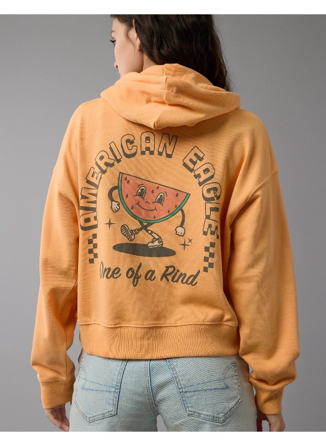American Eagle - AE Fleece Zip-Up Hoodie - Image 1