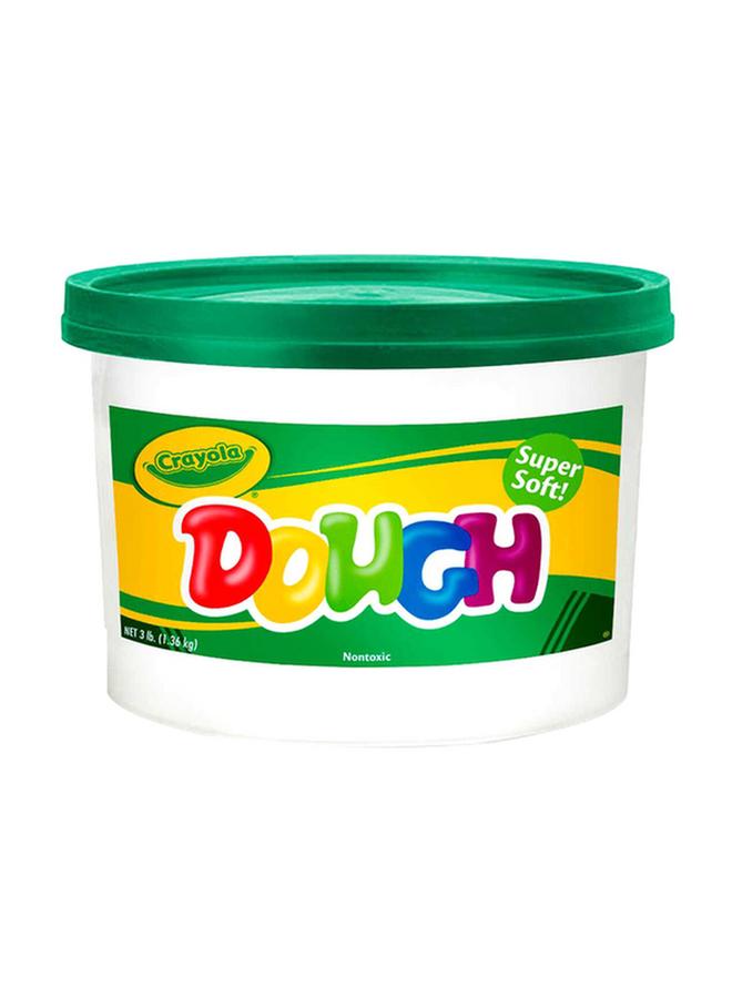 Crayola Super Soft Resealable Modelling Bucket Dough Green 3 Pound CRA5700153044 - Image 1
