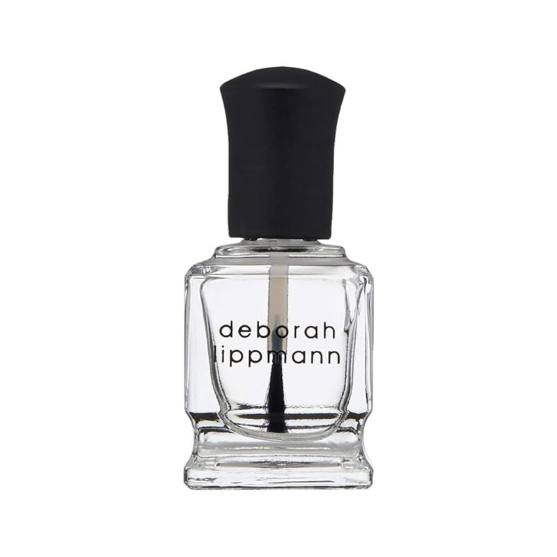Deborah Lippmann Hard Rock Base and Top Coat  Promotes Healthy Growth for Soft Nails  Diamond Powder Strengthens and Protects Nail Polish  Clear 50 Fl Oz