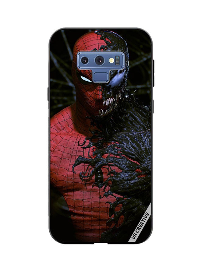 VR CREATIVE Protective Case Cover For Samsung Galaxy Note 9 Spiderman Design Multicolour - Image 1