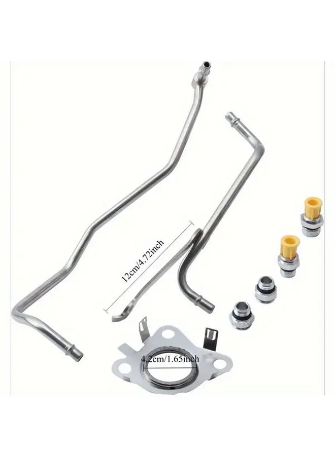 Turbo Coolant Line Kit 926-187 BL3Z-8A520-B Drive Side Compatible With Ford F150 2011-2016 Ford Transit 150 250 350 350HD 2015-2021 Ford Expedition Lincoln Navigator 2015-2017 Driver or Passenger Side - Image 2