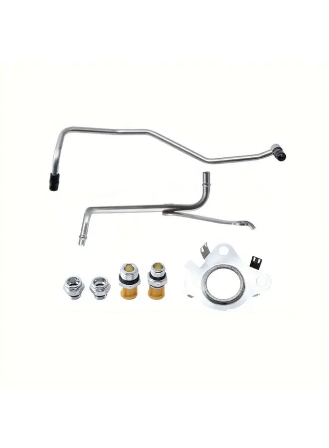 Turbo Coolant Line Kit 926-187 BL3Z-8A520-B Drive Side Compatible With Ford F150 2011-2016 Ford Transit 150 250 350 350HD 2015-2021 Ford Expedition Lincoln Navigator 2015-2017 Driver or Passenger Side - Image 1
