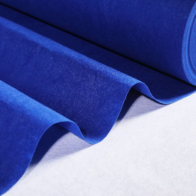HUAHOO Aisle Runners Wedding Accessories Royal Blue Aisle Runner Carpet Rugs for Step and Repeat Display, Ceremony Parties and Events Indoor or Outdoor Decoration 24 Inch Wide x 50 feet Long - Image 4