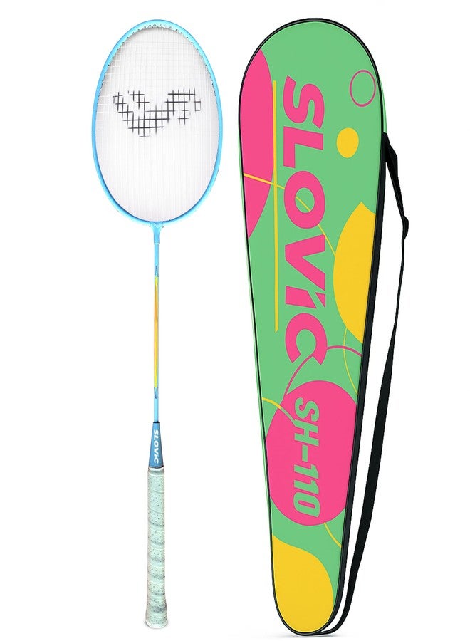 Slovic Badminton Racket for Men & Women | Lightweight Racket with Nylon String Net & Cover | Ergonomic Handle with G3 Size Grip | Badminton Racket Ideal for Beginners & Intermediates - Image 1