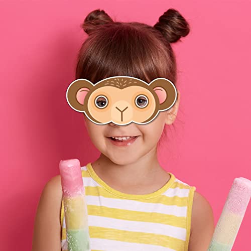 Festiko® Monkey Theme Eye Masks (6 Pcs), Monkey Theme Party Supplies, Return Gifts for Kids, Monkey Theme Party Items, Eye Masks for Kids, Monkey Eye Masks - Image 5