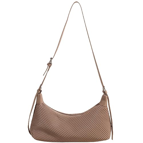 SIBY Texture Underarm Bags for Women's (Beige) - Image 1