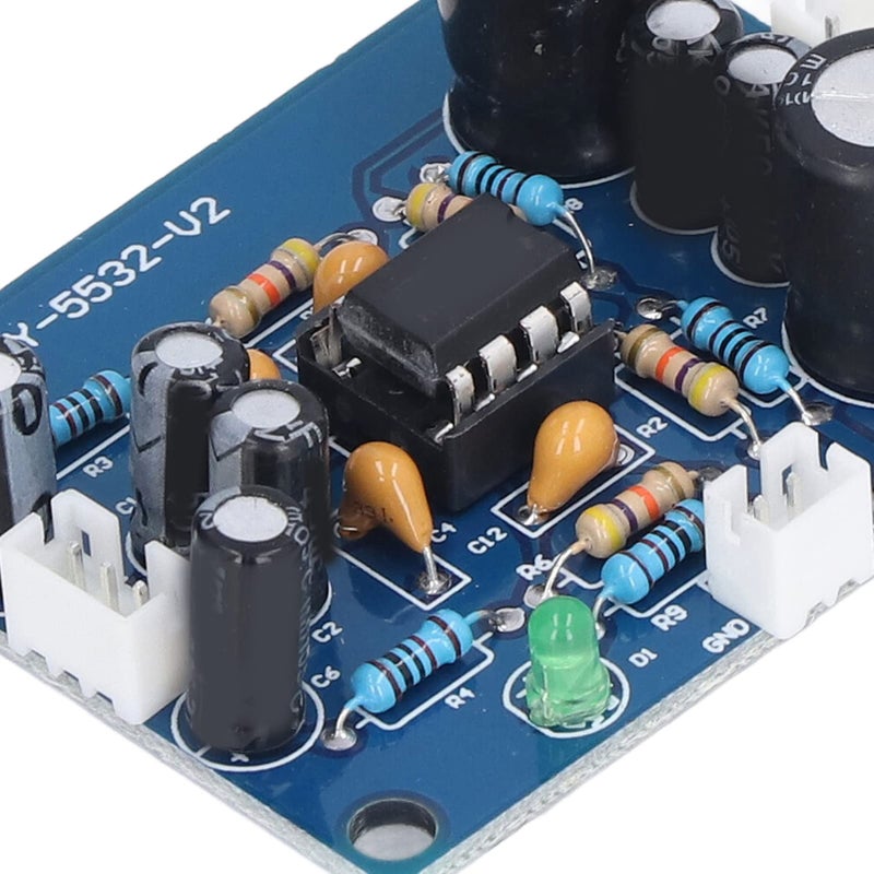 لوحة مكبر الصوت المسبق ثنائية الجوانب PCB، تكبير 5x، مقاومات فيلم معدني 12-35 فولت، حجم مدمج - Image 5