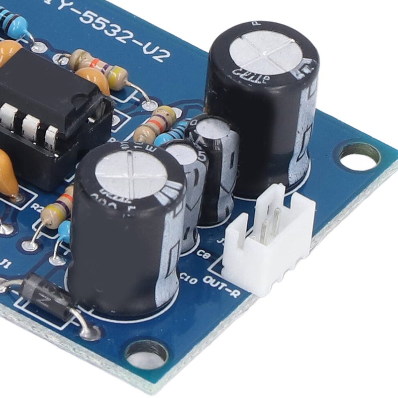 لوحة مكبر الصوت المسبق ثنائية الجوانب PCB، تكبير 5x، مقاومات فيلم معدني 12-35 فولت، حجم مدمج - Image 4