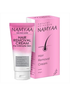 NAMYAA Hair Removal Cream for Intimate Skin women 60gm with After Wax Soothing Serum with Vitamin C 30gm  - Image 1