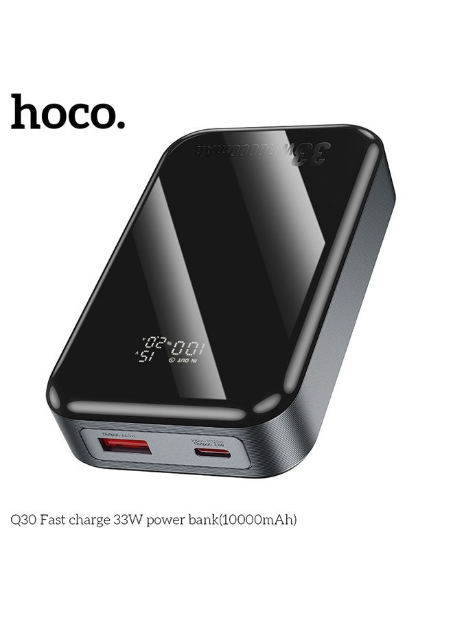 hoco. Q30 Fast charge 33W power bank(10000mAh, Black) - Image 4