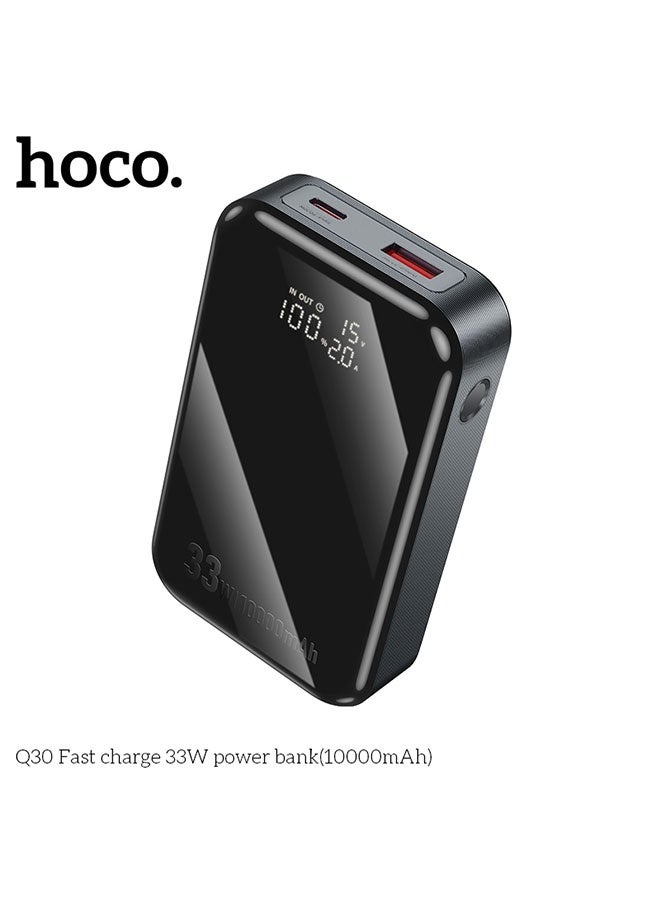 hoco. Q30 Fast charge 33W power bank(10000mAh, Black) - Image 2
