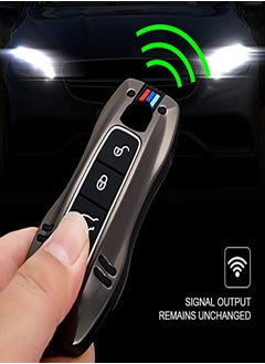 Excefore Car Key Fob Case Cover Key Fob Protector Shell Remote Control Cover for Cayenne macan Palamela Smart Key  - Image 4