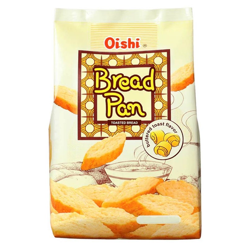 Oishi Bread Pan Buttered Flavored Toasted Bread- 42gms