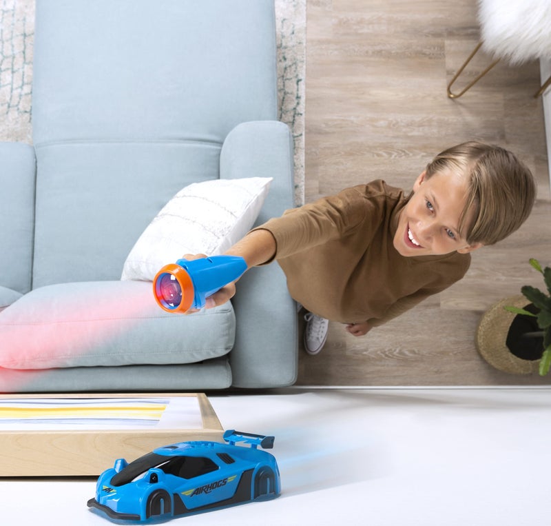 Air Hogs أير هوجز، ضوء الجاذبية الصفرية، سيارة سباق تسلق الجدران، سيارة سباق تسلق الجدران، زرقاء - Image 3