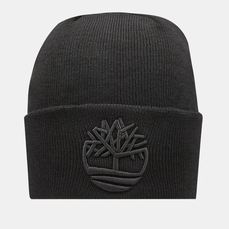 Timberland Men's Tonal 3D Embroidery Beanie