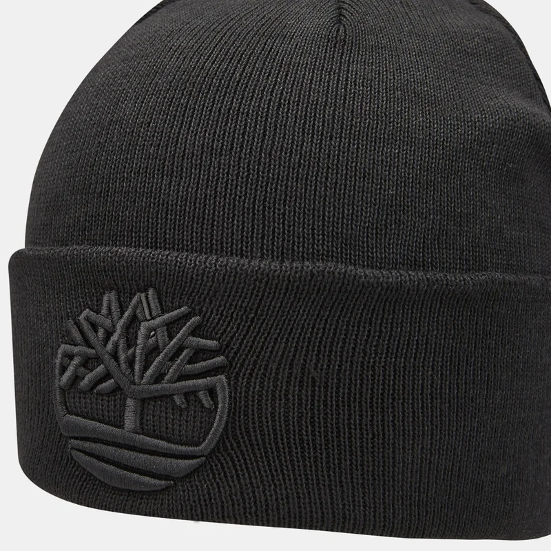 Timberland Men's Tonal 3D Embroidery Beanie