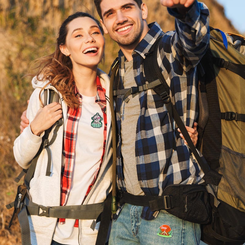 Hotop 48 Pcs Camping Theme Iron on Patches Adventure Outdoor Mountain Backpacking Sew on Patches Hiking Embroidered Applique for Jeans Jackets Clothes Backpack Cap DIY Crafts Sew Making - Image 5