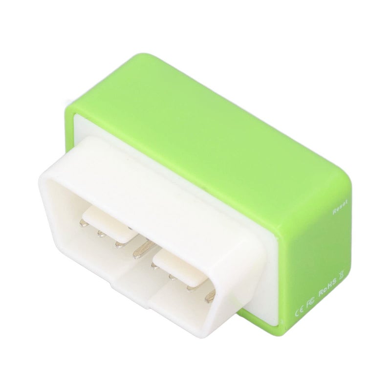 RANNYY OBD2 ECO Fuel Chip Tuning Box,OBD2 ECO Fuel Save Power Chip Tuning Box 15% Green ABS Universal for Cars Since 1996 - Image 2