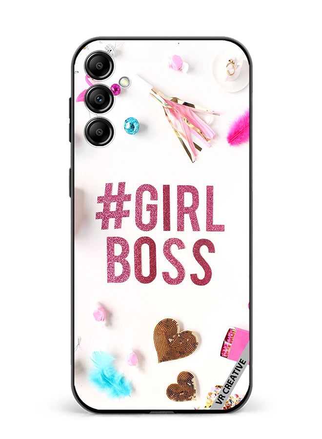 VR CREATIVE Protective Case Cover For Samsung Galaxy A55 Girls Boss Design Multicolour - Image 1
