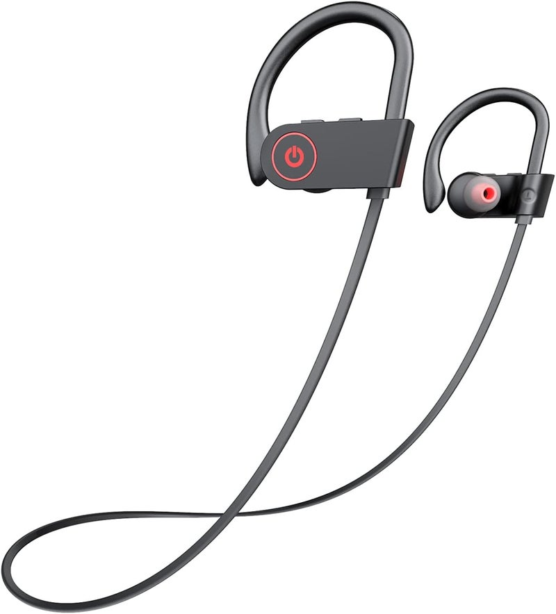 Boean Headphones for Sport, HD Bass+ Sound Wireless Headphones with IPX7 Waterproof Bluetooth V5.3 Running Headphones with 15H Playtime, Sound Isolation Headphones - Image 1
