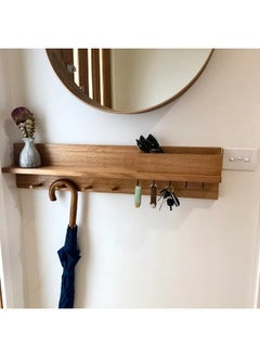 Home Gallery Organiser Shelf With Hook Key Holder 55cm cm  - Image 2
