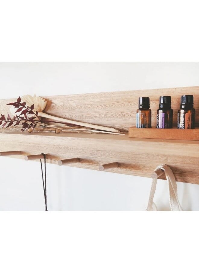Home Gallery Organiser Shelf With Hook Key Holder 55cm cm  - Image 5