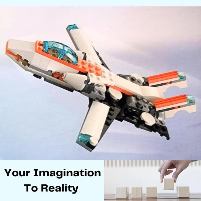 ZAMZIN Architect 3 in 1 Block Bricks Kit, 237pcs Set for Unisex 8+, Creative Construction Toy, STEM Learning, Compatible Building Sets, for Kids, Educational Building, Construction Toy - Image 4