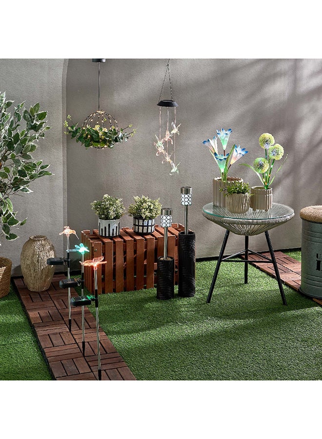 Home Box Lyn 2-Piece Solar Outdoor Spike LED Light Set 8 x 36 x 8 cm - Image 5