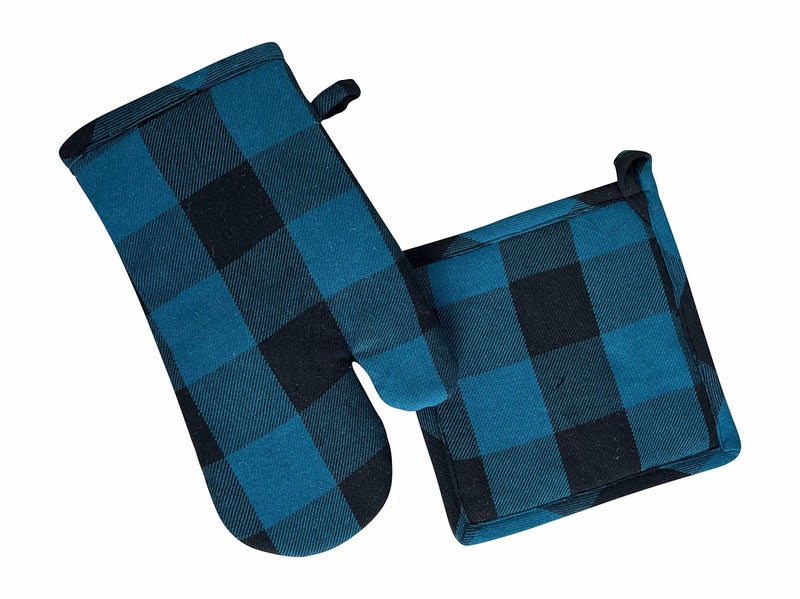PIXEL HOME DECOR Thick Padded Heat Resistant Oven Glove with Pot Holder Uniball - Image 3
