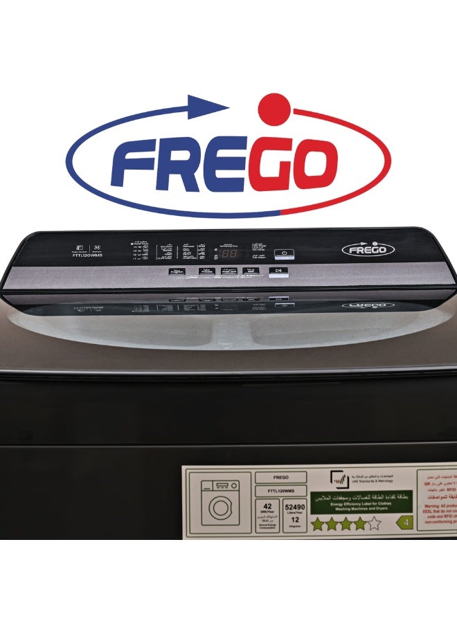 Frego 12 Kg Semi Automatic Top Load Washing Machine | Direct Drive Motor | Inverter Technology - Image 3
