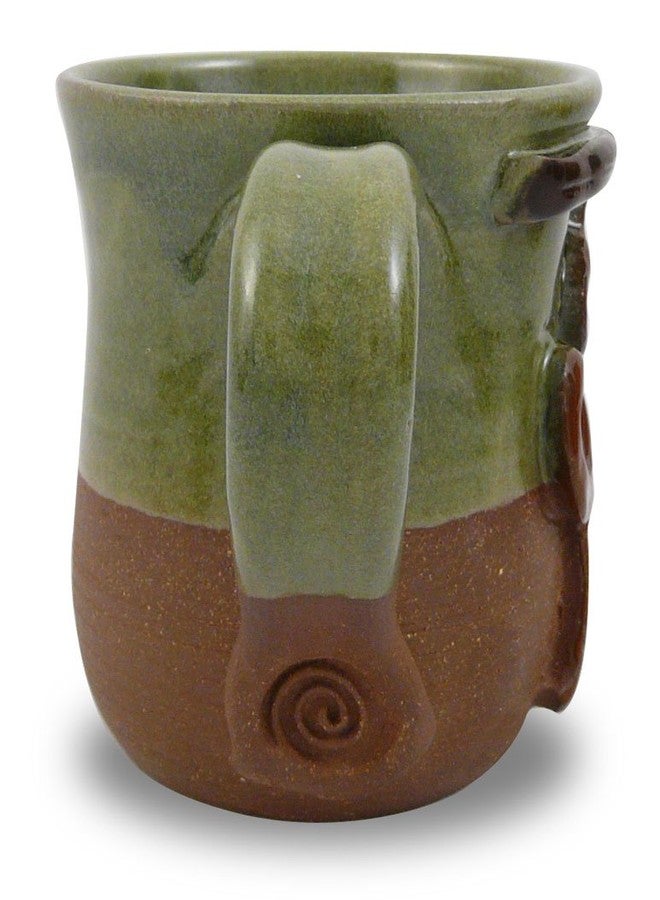 Modern Artisans Hang in There Monkey Mug - American Handmade Stoneware Pottery, 14-oz - Image 3