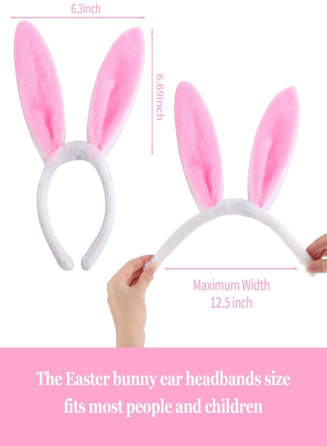 LOKIPA Plush Bunny Ears Hairbands, 12 PCS Bunny Headband Easter Bunny Ears Hairbands for Easter Party Decoration - Image 2