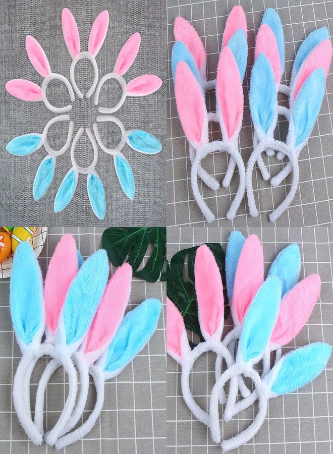 LOKIPA Plush Bunny Ears Hairbands, 12 PCS Bunny Headband Easter Bunny Ears Hairbands for Easter Party Decoration - Image 4