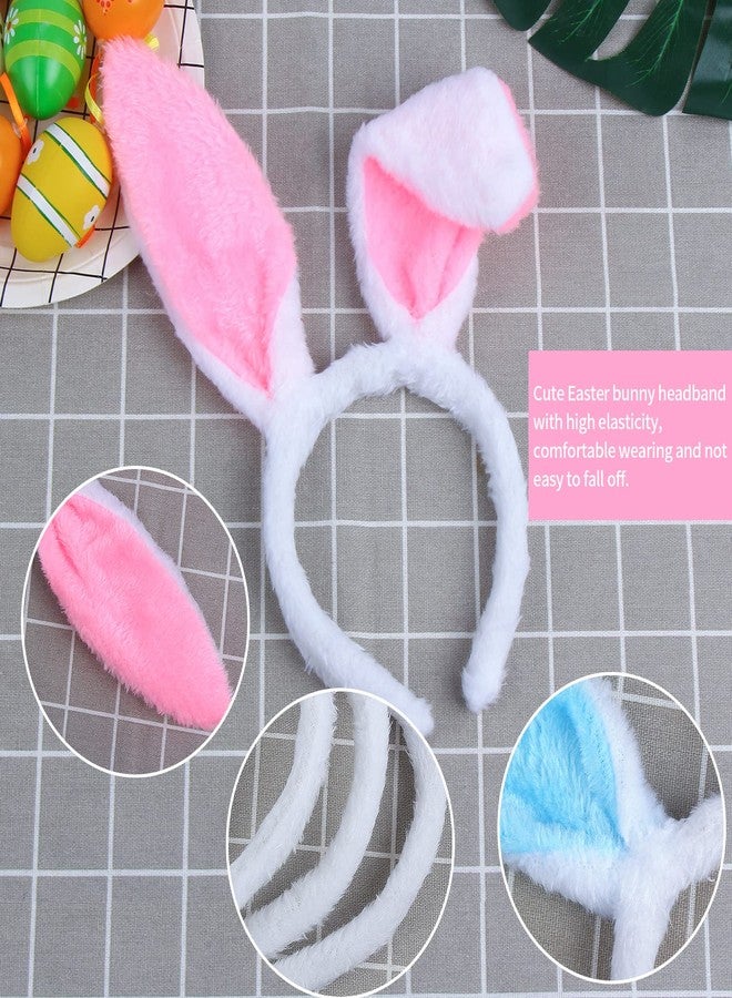 LOKIPA Plush Bunny Ears Hairbands, 12 PCS Bunny Headband Easter Bunny Ears Hairbands for Easter Party Decoration - Image 3